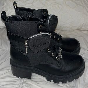 Juicy couture combat boots